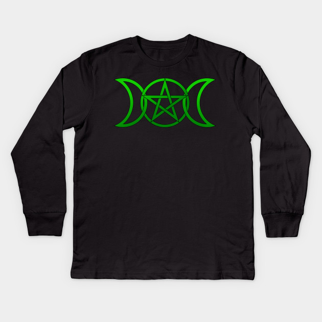 Triple Moon Goddess green ombre
